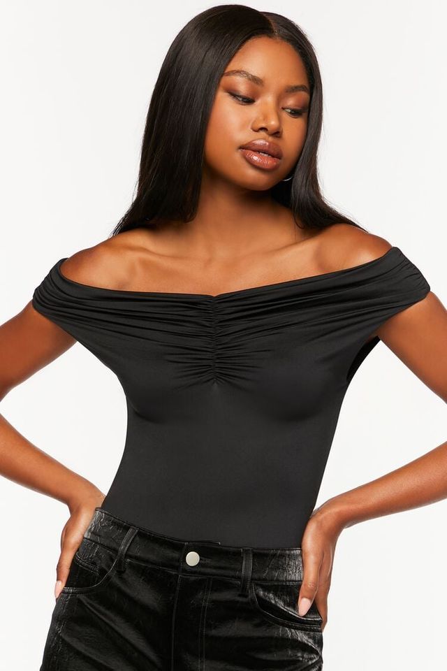 Forever 21 Women s Contour Off the Shoulder Bodysuit CoolSprings