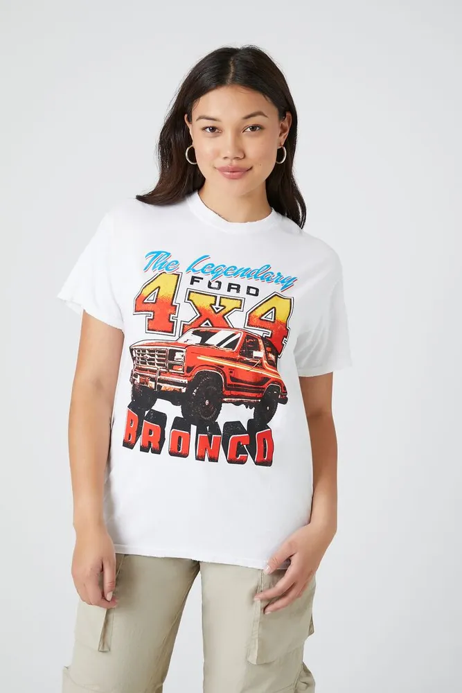 White bronco deals t shirt