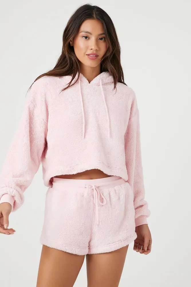 Forever 21 Women s Faux Fur Drawstring Pajama Shorts Vancouver Mall