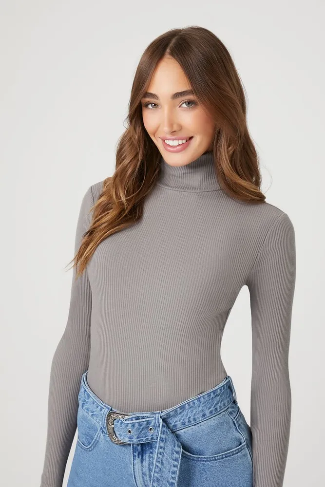 Turtleneck on sale ribbed bodysuit