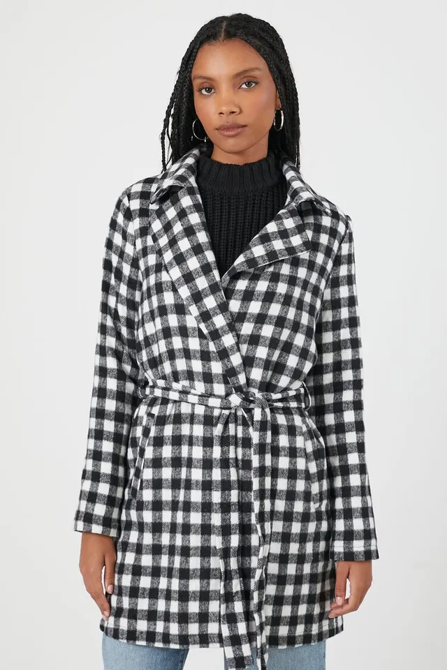 Forever 21 houndstooth coat online