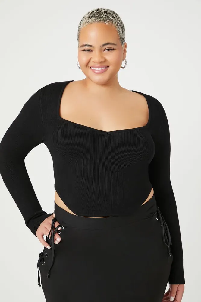 Forever 21 plus size crop top best sale