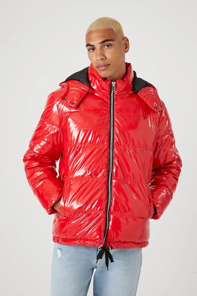 Men's Puffer Jacket Forever 21 Men's Quilted Puffer Jacket