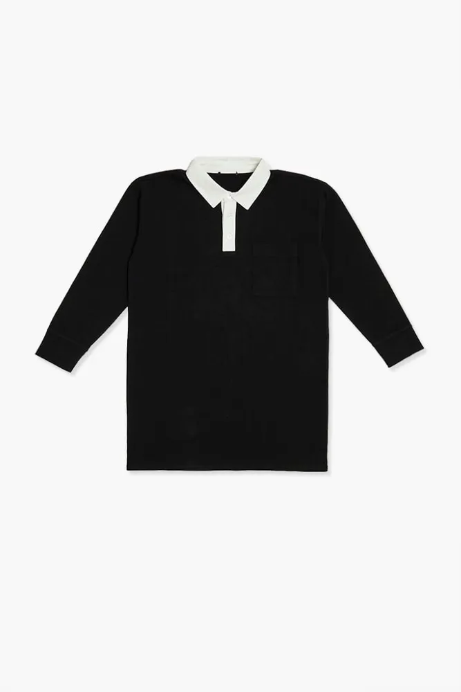 Black dress with deals white collar forever 21