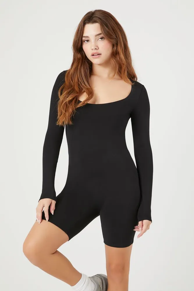 Forever 21 long sleeve romper deals