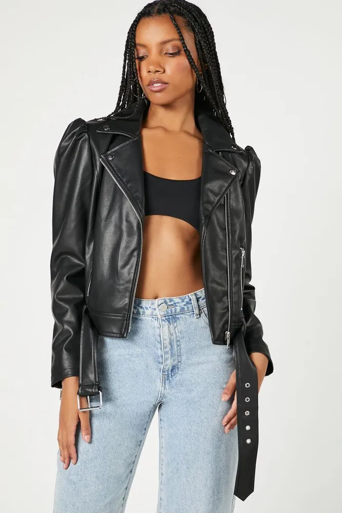 Women's puff sleeve best sale jacket