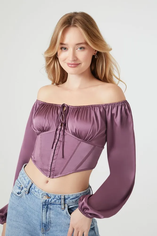 Off the hotsell shoulder bustier top