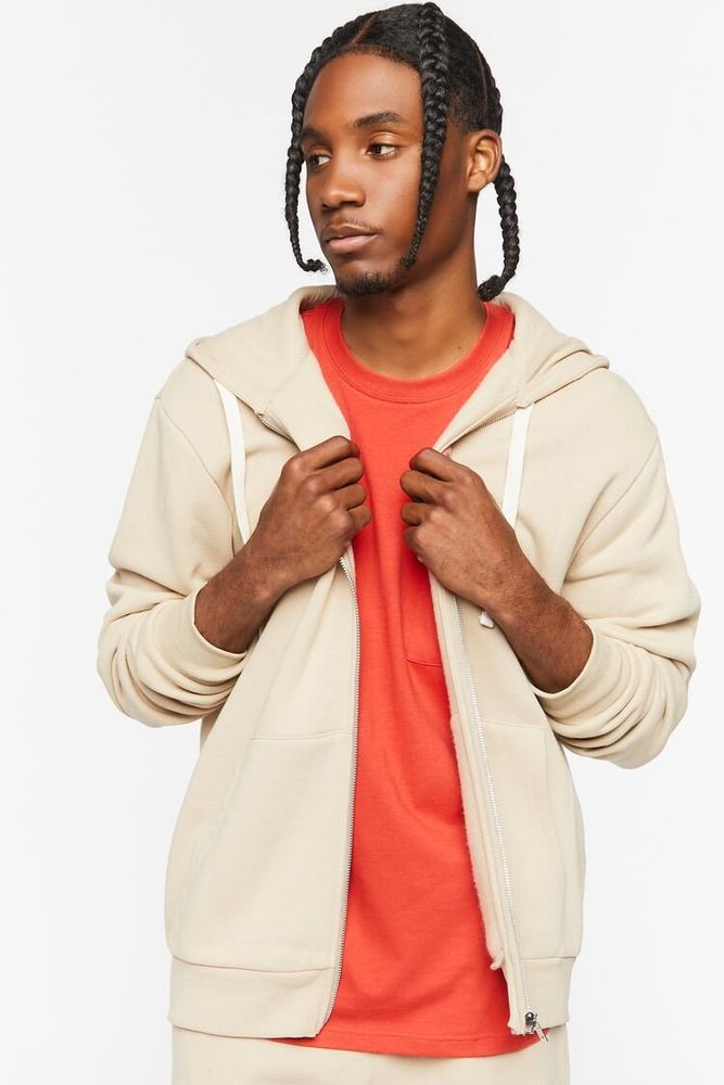 Taupe zip new arrivals up hoodie