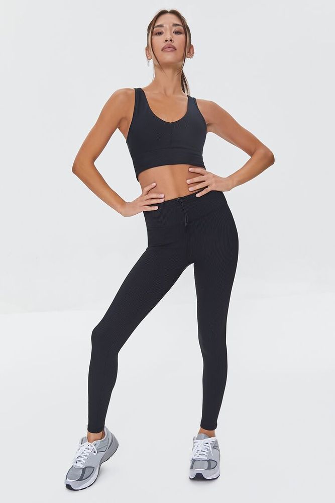 Forever 21 Women s Active Toggle Drawstring Leggings XS Plaza