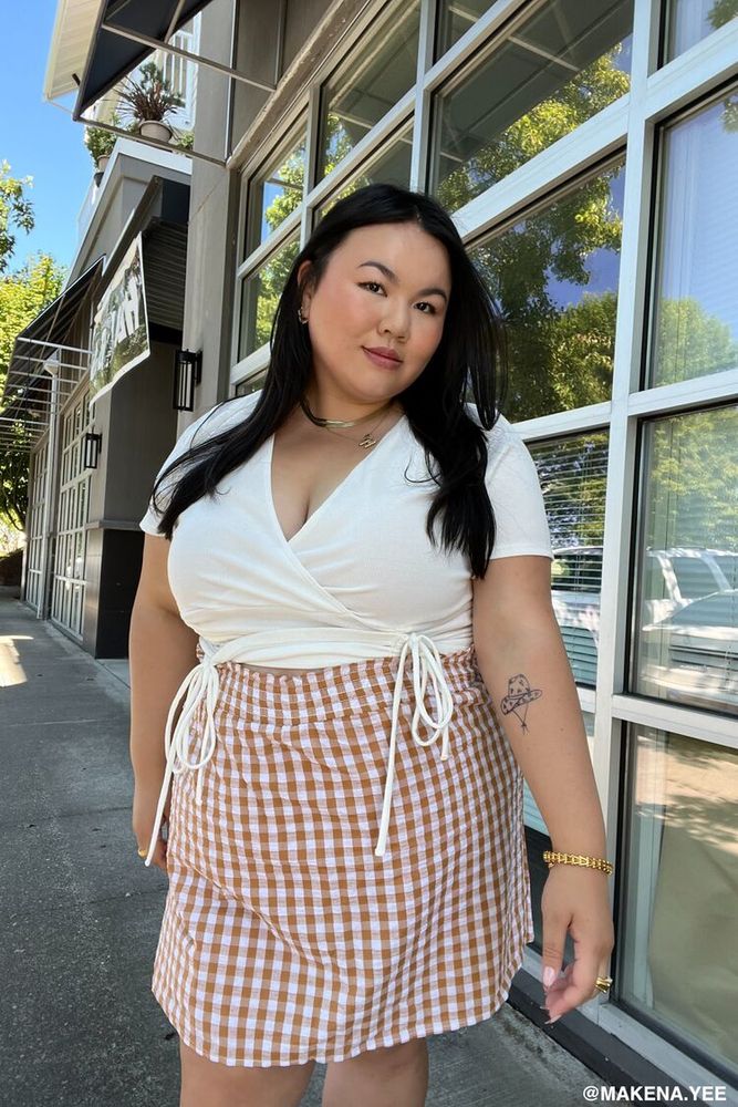 Gingham skirt forever 21 clearance