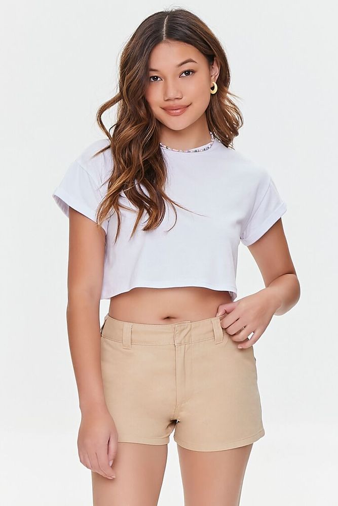 Forever 21 khaki store shorts