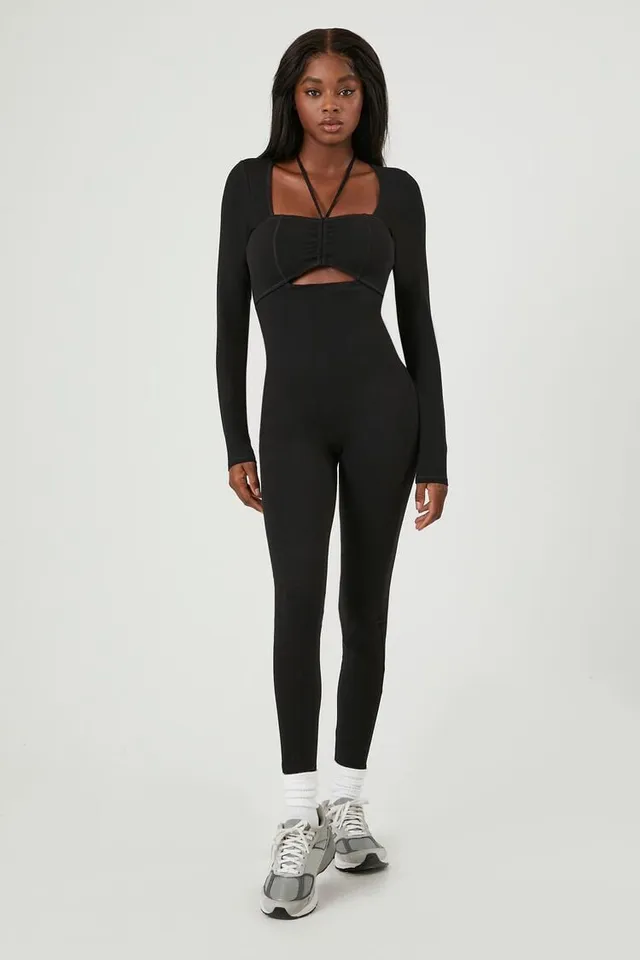 Forever 21 long sleeve jumpsuit hot sale