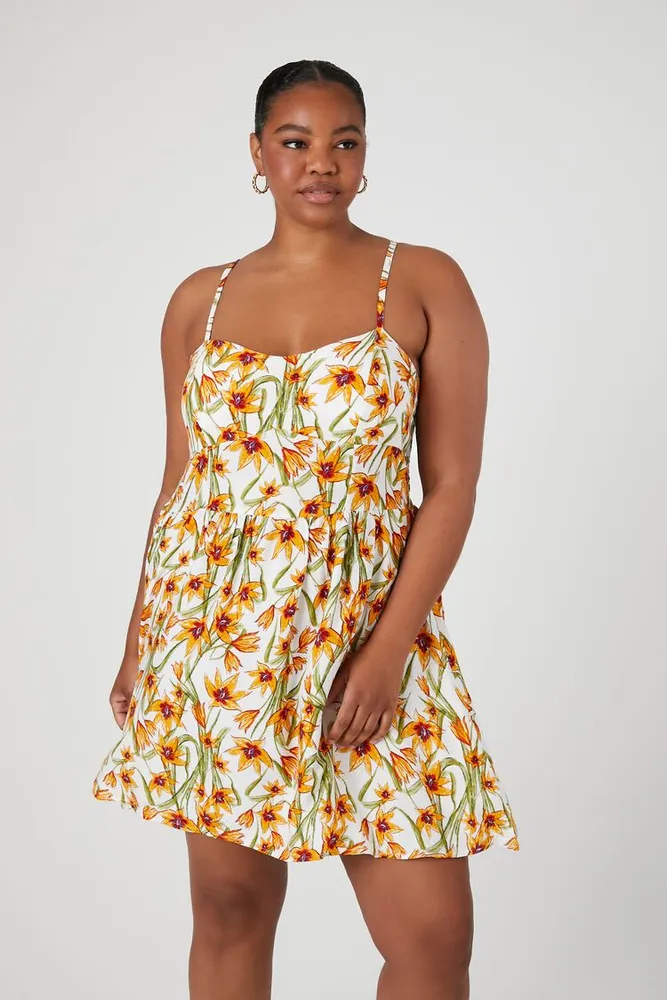 Floral print cami dress forever 21 2025