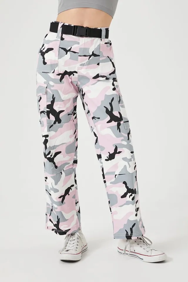 Forever 21 camo top joggers womens