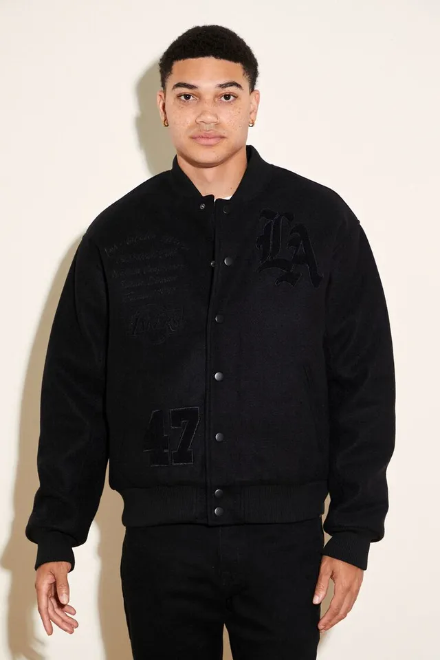 Lakers bomber jacket forever 21 hot sale