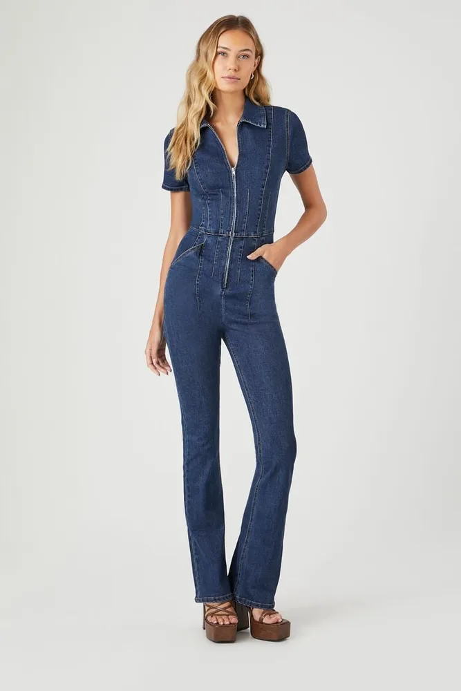 Forever 21 cheap denim jumpsuit