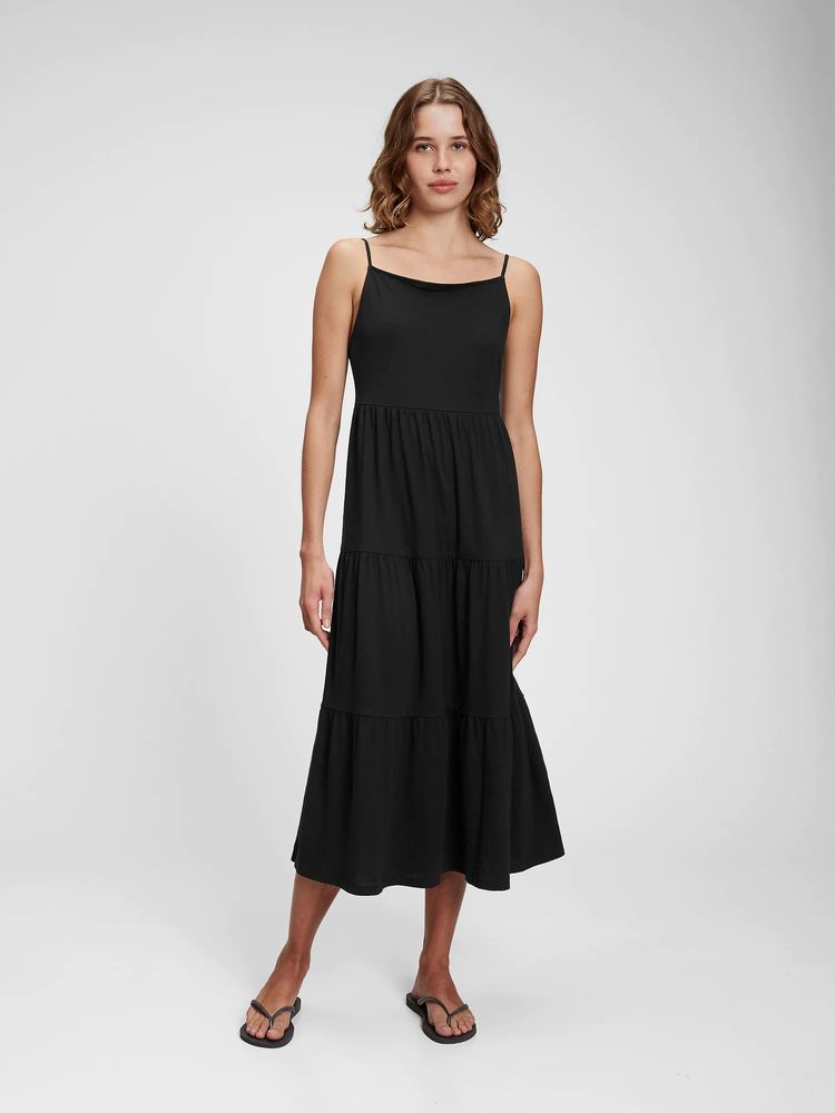 Gap tiered hotsell maxi dress