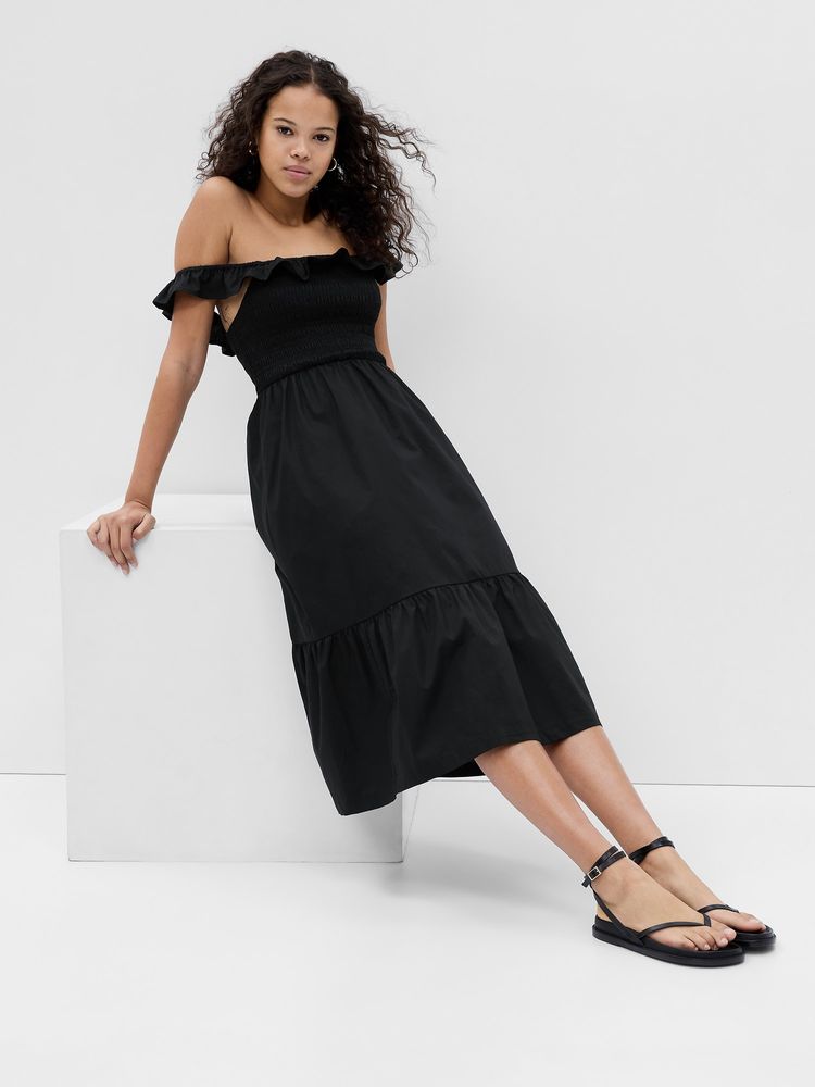 Gap Ruffle Neck Midi Dress Mall of America®