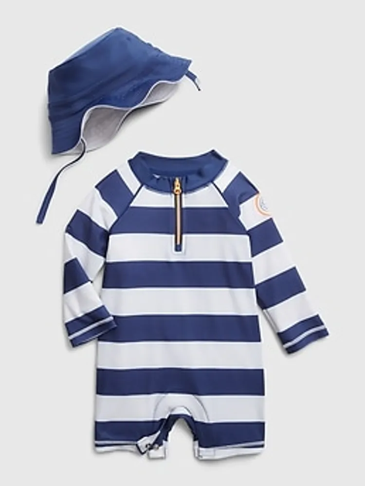 Gap Baby Recycled Swim Rash Guard OnePiece Set Mall of America®