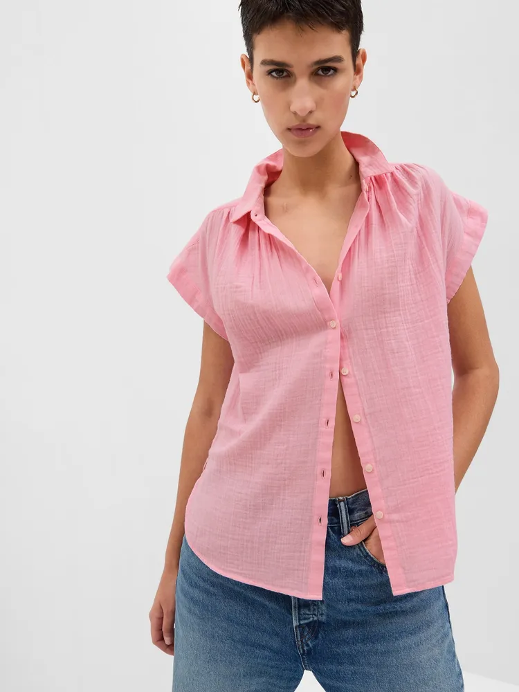 Gap Crinkle Gauze Shirt Mall of America®