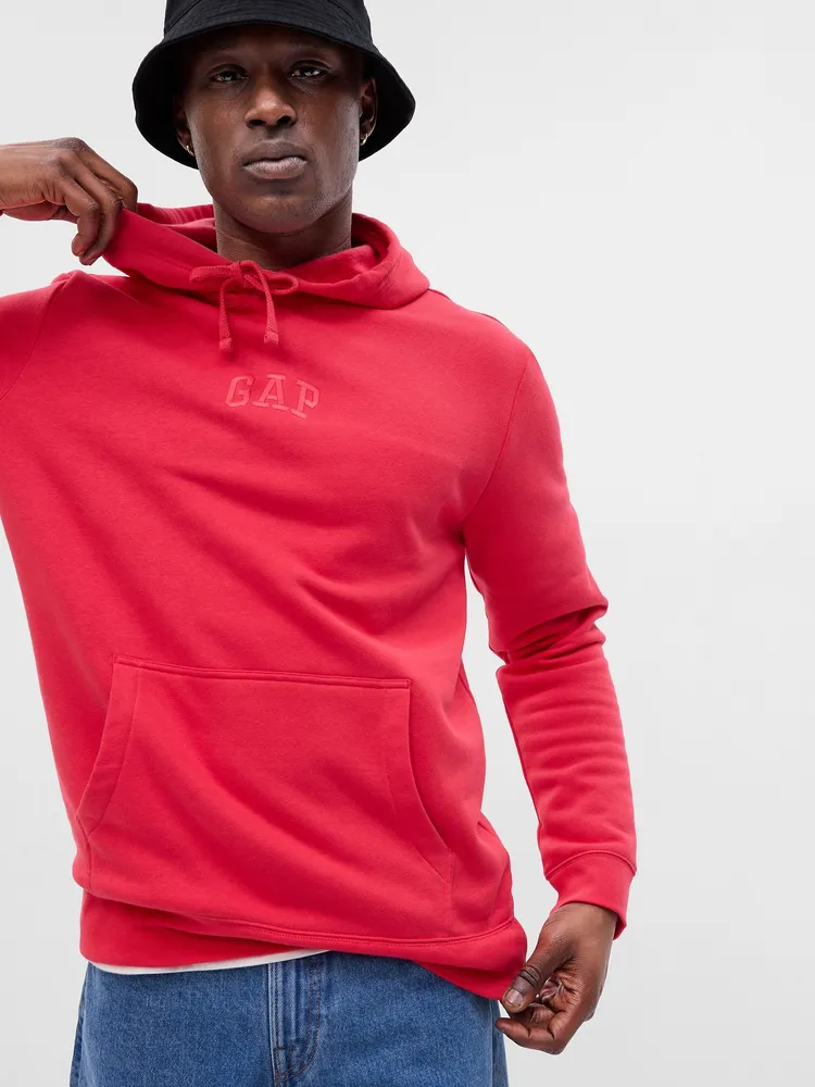 Gap Viva Magenta Mini Gap Arch Logo Hoodie | Pike and Rose