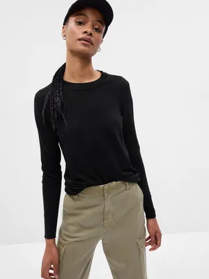 Gap Shaker-Stitch Crewneck Sweater | Pike and Rose