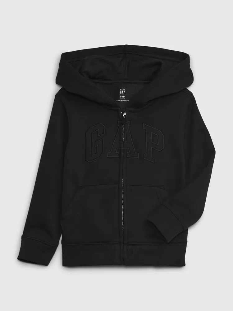 Gap Toddler Arch Logo Zip Hoodie | Pike and Rose