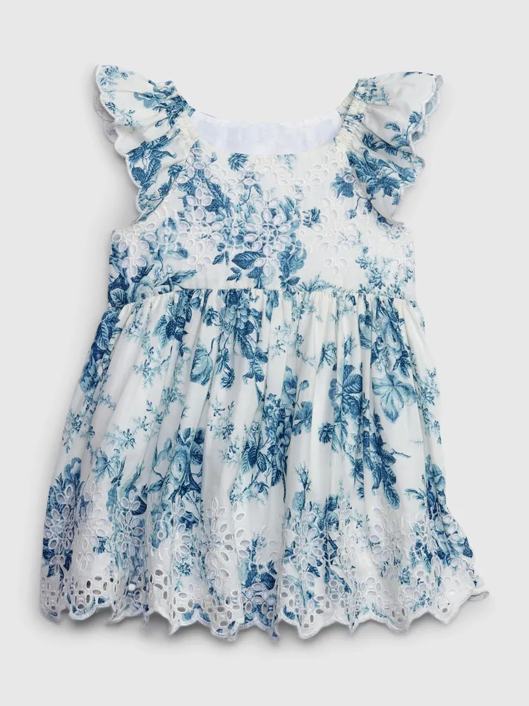 Gap LoveShackFancy Baby Floral Eyelet Dress Pike and Rose