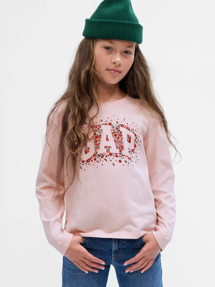 Gap Kids 100% Organic Cotton Arch Logo T-Shirt | Pike and Rose