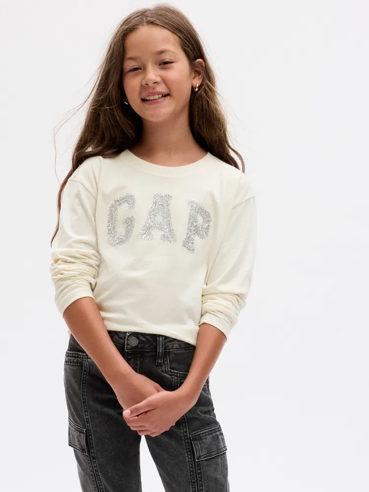 Gap Kids 100% Organic Cotton Arch Logo Graphic T-Shirt | Pike and Rose