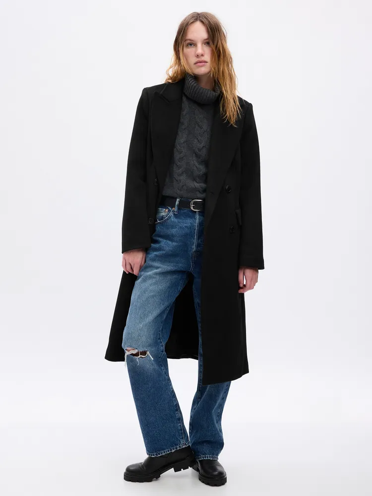 Gap Double-Breasted Chesterfield Coat | Pike and Rose