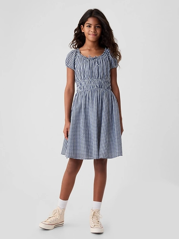 Gap gingham dress discount