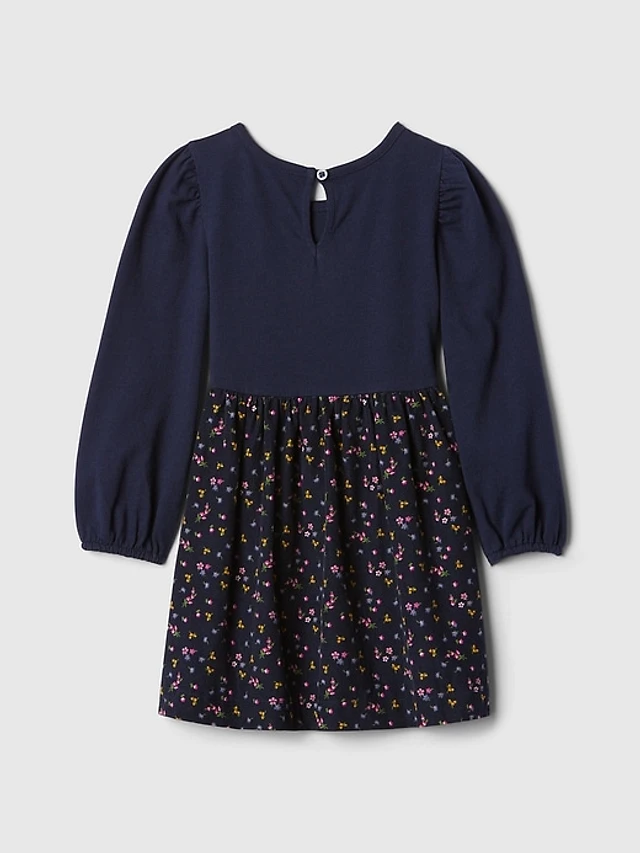 Windsor Darling Babe Floral Woven Puff Sleeve Skater Dress Windsor Darling Babe Floral Woven Puff Sleeve Skater Dress