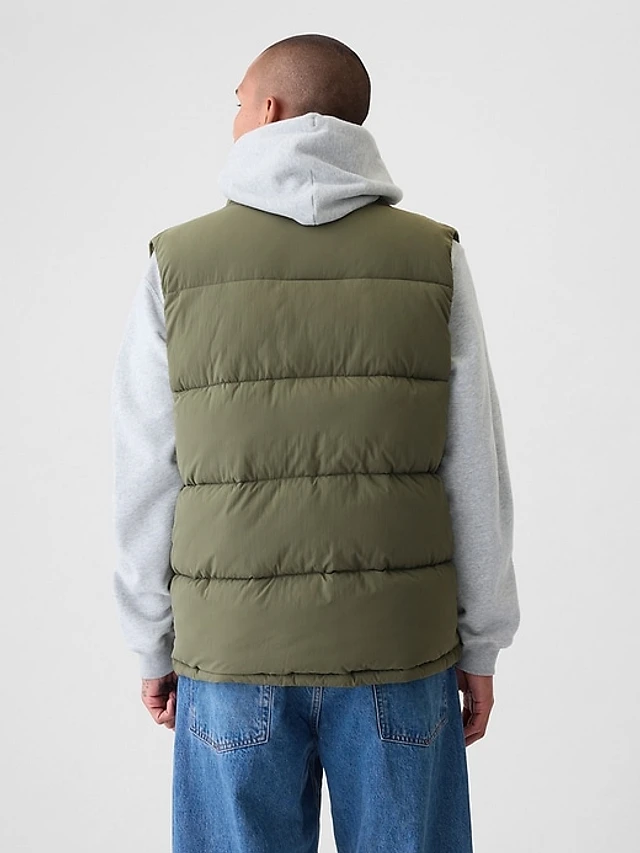 Gap Recycled Nylon Puffer Vest | Pike and Rose Gap Recycled Nylon Puffer Vest | Pike and Rose