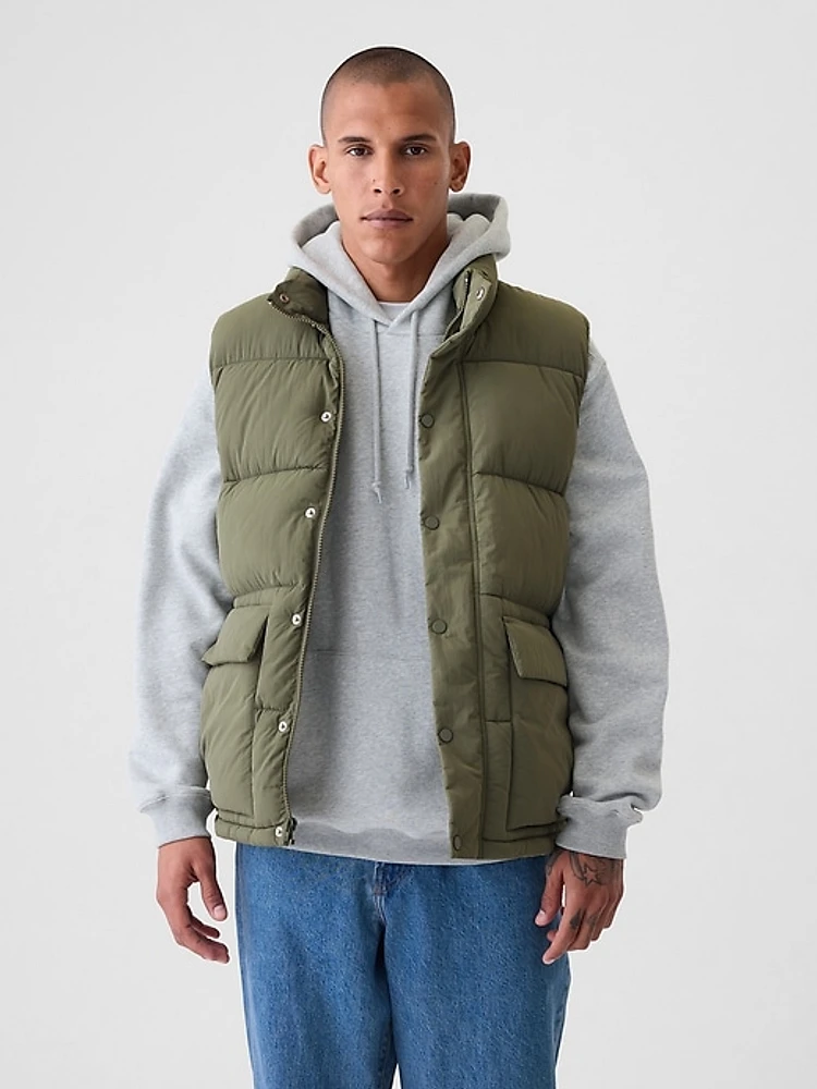 Gap Recycled Nylon Puffer Vest | Pike and Rose Gap Recycled Nylon Puffer Vest | Pike and Rose