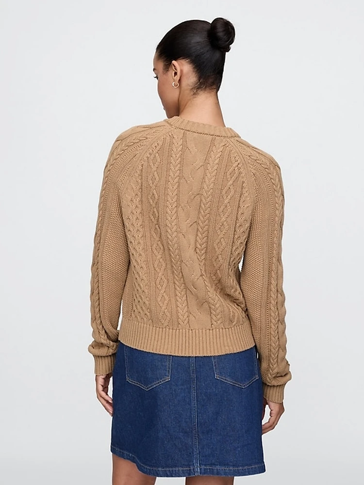 Gap Classic Cable-Knit Sweater | Pike and Rose