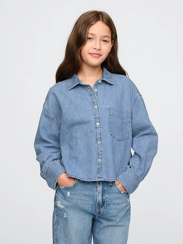 Compare Oversized Denim Shirt | Pacific City