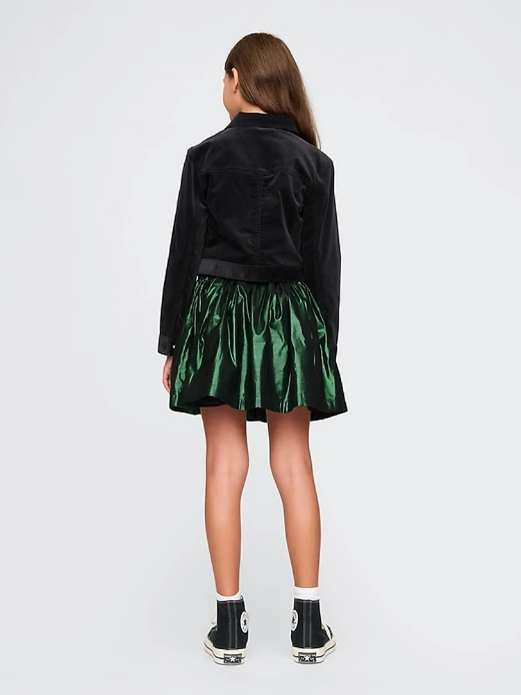 Gap Kids Wicked Metallic Pleated Skirt | MarketFair Shoppes