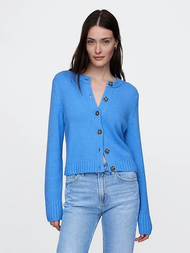 Gap CashSoft Cropped Cardigan | MarketFair Shoppes