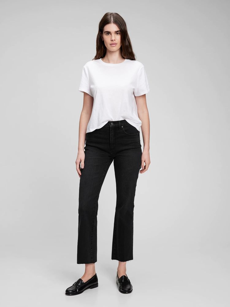 Gap kick crop deals jeans