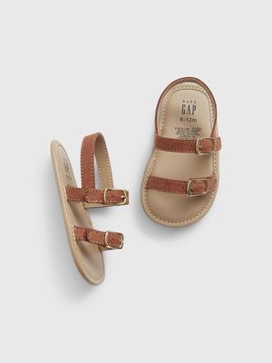 Gap store gold sandals