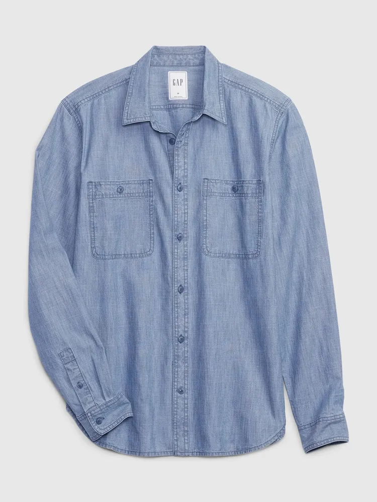 Gap chambray clearance shirt