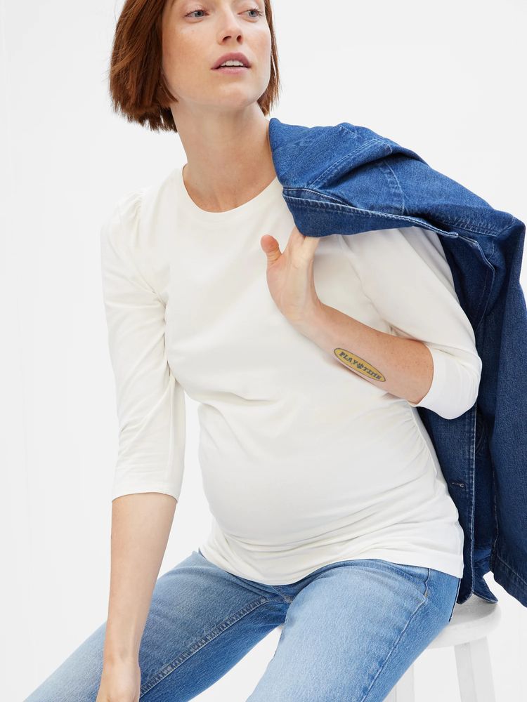 Gap maternity online in store