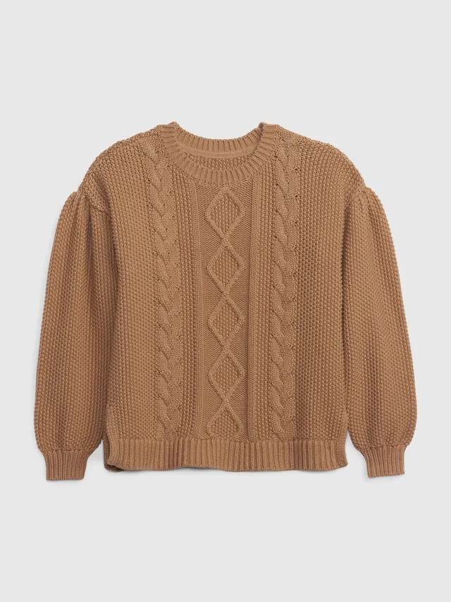 Kids Relaxed Cable-Knit Sweater