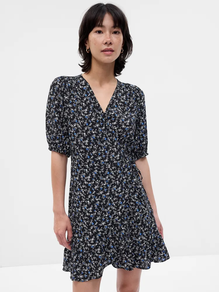 Floral wrap clearance dress canada