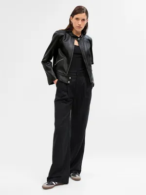 Womens faux leather jackets on sale canada