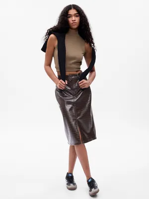 Womens leather outlet skirt canada