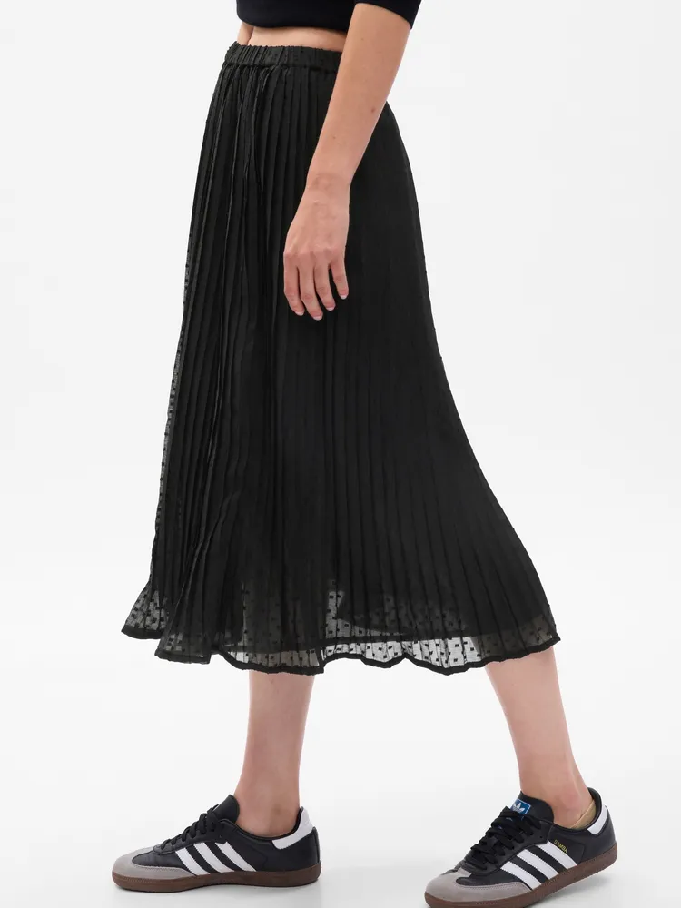 Pleated midi skirt clearance monki