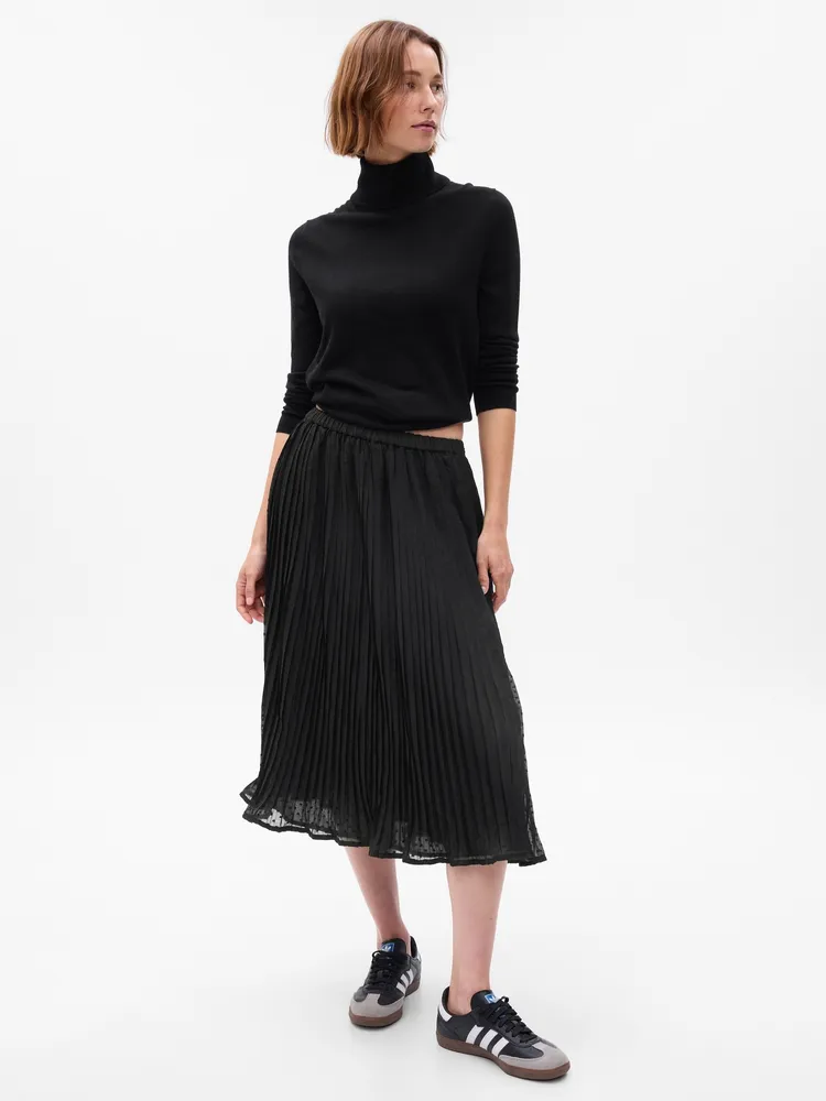 Pleated midi outlet skirt canada