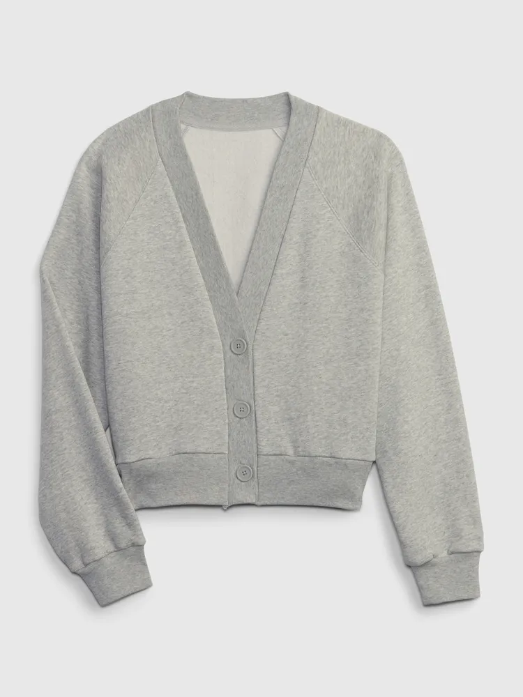 White best sale sweatshirt cardigan